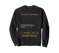 Territoire du Connecticut Physeter Animal macrocéphalus Sweatshirt