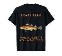 Territoire du Massachusetts : pêche à la morue T-Shirt