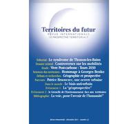 Territoires du futur Revue internationale de prospective territoriale - Collectif - L'harmattan - broché - Revue