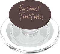Territoires du Nord-Ouest Canada Design Vintage élégant PopSockets PopGrip pour MagSafe