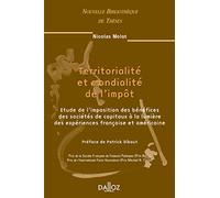 Territorialité et Mondialité de l'impôt, volume 36