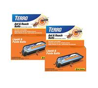 Terro T360SR Lot de 2 appâts pour fourmis et cafards, beige