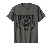 Terror Dark | Hardstyle Speedcore Terrorcore Musique T-Shirt, Homme, Blanc, 6XL