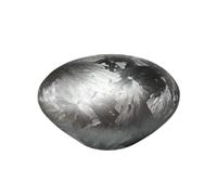 Terroso Mini urne | Urne élégante en verre pour vos proches Urne chien et chat | 250 ml Souvenir - Forme de pierre - Argent givré