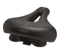 TERRY Anatomica Flex Gel Selle de vélo pour Femme, Noire, Taille Unique