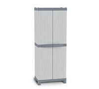 Terry - Base 3700 UW, Armoire Modulaire à 2 portes, Armoire à Balais, 4 Étagères Intérieures, pour Intérieur et Extérieur Couvert, 70x43,8x181,8 cm