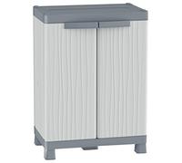 Terry - Base 700 UW, Armoire Modulaire à 2 portes, 2 Étagères et 2 Bacs, pour Intérieur et Extérieur Couvert, 43,8x70x97,6 cm