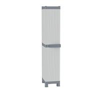Terry Base Armoire colonne haute en plastique Tuttopiani 2350 RUW, gris, 35 x 43,8 x 181,8 cm