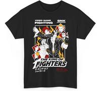 Terry Bogard Fatal Fury The King of Fighters T Shirt Funny Cotton Tee Vintage Gift for Men Women Manches Courtes(X-Large)