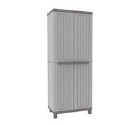 Terry Armoire à balais C-Wood 3680 - 2 portes, effet bois, 3 étagères, 68x39x170 cm