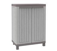 Terry - C-Wood 680, Armoire d'Intérieur et d'Extérieur à 2 Portes à Effet Bois, 1 Étagère Réglable