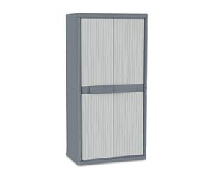Terry - Jumbo 2900 UW, Armoire d'Intérieur et d'Extérieur à 2 Portes, 4 Étagères Intérieures