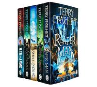 Terry Pratchett Discworld Novels Series 3 - 5 Books Collection Set (Reaper Man, Witches Abroad, Small Gods, Lords And Ladies, Men At Arms)