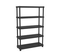 Terry - Scaffale 12045-5c, Étagère Modulaire, Meuble de Rangement, pour Intérieur et Extérieur, 120x45x187,5 cm