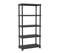 Terry - Scaffale 9045/5c, Étagère Modulaire, Meuble de Rangement, pour Intérieur et Extérieur, 90x45x187,5 cm