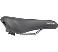 Ergon Terry Fisio GTC 423 001 54 Selle en Gel Touring pour Femme avec Armature en Acier Light FeC et Tige ClimaVent Noir Largeur d'assise 12 cm - 15 cm