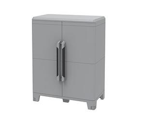 Terry - Transforming Modular 2, Armoire à 2 portes Multifonction, Meuble Imperméable, pour Intérieur et Extérieur, 78X43,6X101,6 cm