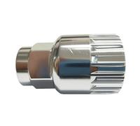 Terryshop74 Clé de mouvement central de vélo 20 dents en acier chromé avec raccord 1/2" | Outil de démontage de la pédale VTT de course compatible Shimano SRAM FSA