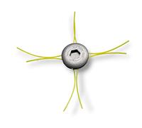 Terryshop74 Tête de débroussailleuse universelle,Têtes de tondeuse en aluminium avec 4 lignes,Accessoires pour tondeuse à gazon,Bobines de rechange pour remplacer la bobine des pièces de tondeuse à