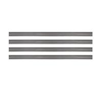 Tersa Lot de 4 lames de rabot - 430 mm - HSS 6 % M2 - Convient pour bois dur et bois tendre - Lames système compatibles avec les systèmes de tension Tersa - 10 x 2,3 mm