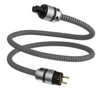 Tertullus Câble d'alimentation HiFi haut de gamme C15 - Câble d'alimentation HiFi audio pour appareils froids avec fiche Schuko et prise pour appareil froid (E820, 2 m)
