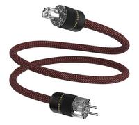 Tertullus Câble d'alimentation HiFi High End C15 de 1,5 m - Câble d'alimentation audio HiFi pour appareils froids, avec prise Schuko et connecteur de dispositif froid pour amplificateur
