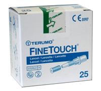 Terumo FineTouch Lancette Avec Aiguille Creuse Protégée 25 Pièces