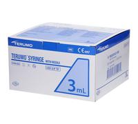 Terumo™ Seringue 3 ml avec Aiguille 21G - 38 mm x 8 Canule 100 pc(s)