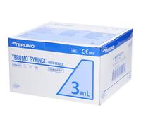 Terumo™ Seringue 3 ml avec Aiguille 23 g - 25 mm x 6 Canule 100 pc(s)