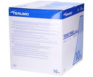 Terumo Seringue avec Aiguille Luer Slip Tip Sterile 10 ml Seringue(S) 100 pc(s)