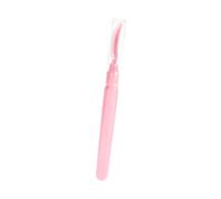Teruyol Brosse à Cils En Silicone avec Couvercle Anti-poussière, Brosse à Sourcils, Séparateur de Cils, Rose