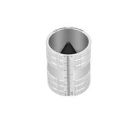 Teruyol Ébavureur de Tubes Outil Ébavurage Chanfreineur Racloir Métal Conception Double Usage pour Conduits Graduation Imprimée Prise Texturée pour Diamètres