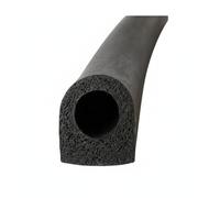 Teruyol High Températures Bande d'Étanchéité Silicone Garniture Mousse Étanche Profil Support Absorption Choc Adaptée pour, Joint D Étanchéité En Silicone Semi-circulaire KX-12 10 12mm