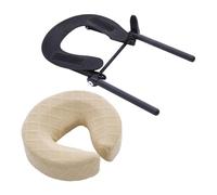 Teruyol Kit de Matelas Réutilisable pour La Convalescence après Une Chirurgie Oculaire. Équipement pour... Idéal pour Les Lits de Spa et D'esthétique, Beige Blanc