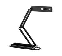Teruyol Présentateur Vidéo Pliable Support Caméra Document Caméra USB Module Supérieur avec Boutons Port USB C et Lumière Intégrée Adapté au E-Learning