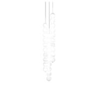 Terzani Abacus 3 Medium Round Pendant Pendelleuchte, 3 x 10 boules, rosette blanche