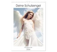 Tes anges gardiens pour toute l'année, Version française (Calendrier mural 2026 DIN A4 portrait), Calendrier CALVENDO mensuel