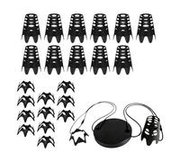 Tés pour Simulateur Golf,Kit De Gadgets D'Entraînement Réutilisables Noirs Stables | Tees De Golf pour L'Entraînement - Frappe sur Gazon Extérieur Jardin Parcours Adultes