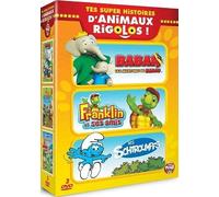 Tes Super Histoires d'animaux rigolos-Babar, Les Aventures de Badou + Franklin et Ses Amis + Les Schtroumpfs
