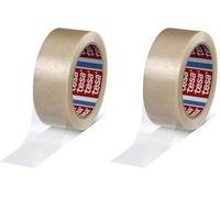 Tesa 04120-00007-00 PVC ruban d'emballage transparent 66 m : 38 mm (Lot de 2)