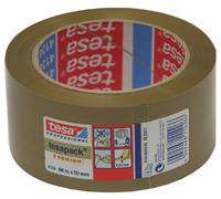 Tesa Ruban adhésif tesapack 4124 Marron 66 m x 50 mm