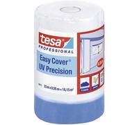 tesa Film de masquage Easy Cover 4411 UV Präzision Plus 33 m x 55 cm Bleu