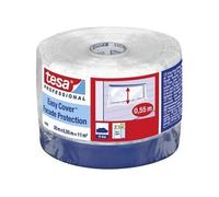 Tesa 04498-00000-00 Film de masquage tesa Easy Cover transparent (L x l) 20 m x 55 cm