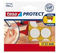 tesa Patin en feutre blanc (Ø) 22 mm 12 pc(s)