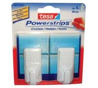 Crochet tesa Powerstrips® large classic tesa 58010-00044-20 blanc 2 pc(s)
