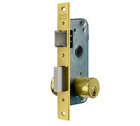 TESA 200030HL Serrure à encastrer pour portes bois, axe 30 mm, finition bronze/laiton, têtière carrée