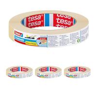 Tesa 210242 Ruban adhésif standard en papier sans solvants 19 mm x 50 m (Lot de 4)