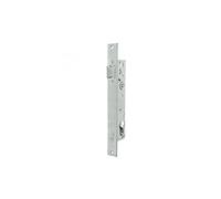 TESA 2210 Serrure à encastrer pour profilés métalliques, axe 30 mm, finition gris inox, pêne réversible