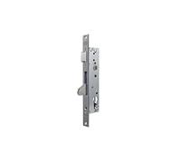 TESA 2210BE Serrure à encastrer pour profilés métalliques, axe 30 mm, finition gris inox, pêne réversible