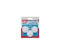 tesa Crochet Powerstrips petit rond 57577-00000-20 blanc Pack de 3